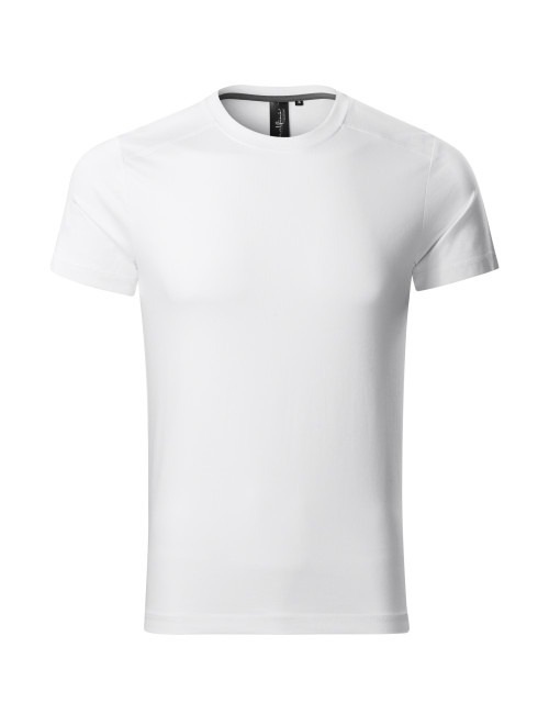 Adler MALFINIPREMIUM Herren T-Shirt Action 150, weiß, Computerstickerei