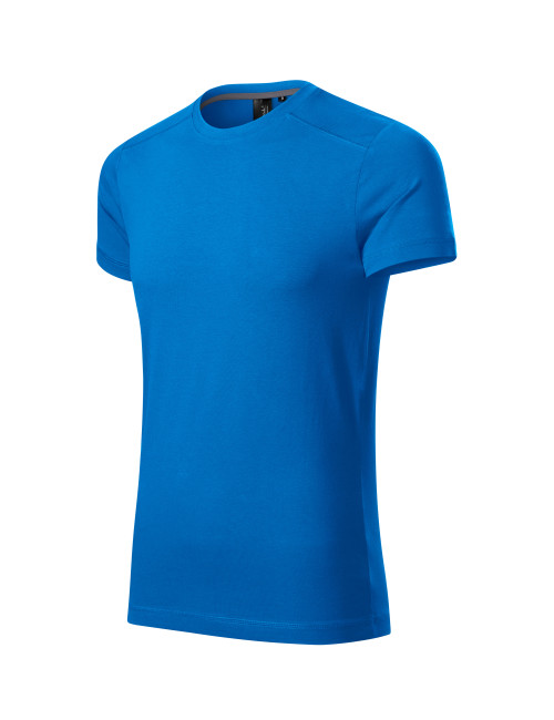 Adler MALFINIPREMIUM Herren T-Shirt Action 150 Schnorchel blau mit Logo-Stickerei