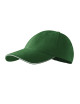 Unisex cap sandwich 6p 306 bottle green Adler Malfini