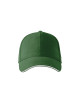 Unisex cap sandwich 6p 306 bottle green Adler Malfini