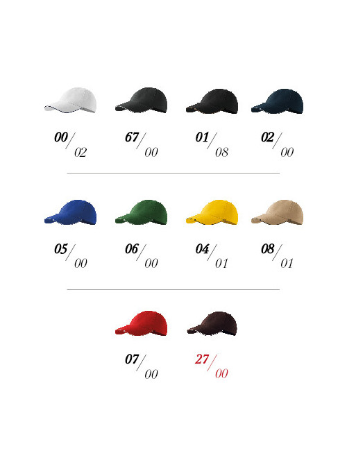 Malfini Baseballkappe mit eigener Stickerei