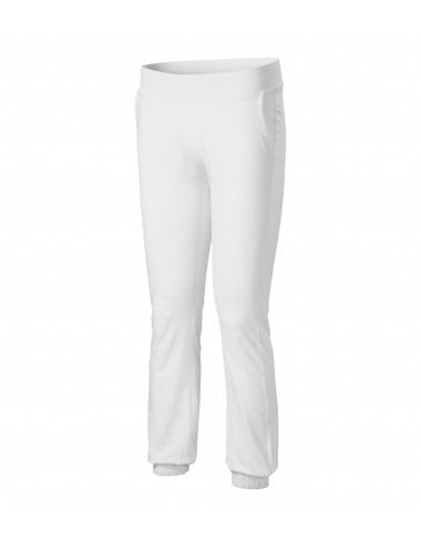 Adler MALFINI Spodnie dresowe damskie Leisure 603 biały