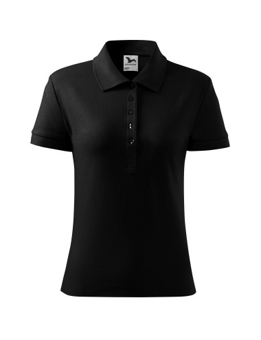 Damen-Poloshirt Baumwolle 213 schwarz Adler Malfini