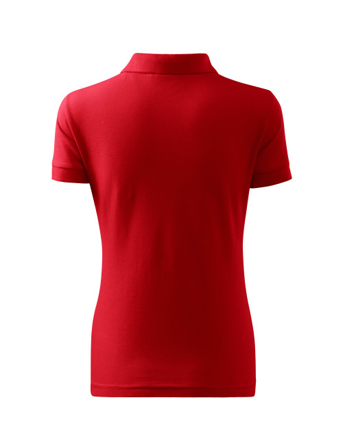 Damen-Poloshirt Baumwolle 213 rot Adler Malfini