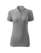 Damen-Poloshirt Baumwolle 213, dunkelgrau meliert Adler Malfini