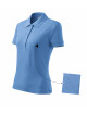 Adler MALFINI Koszulka polo damska Cotton 213 błękitny