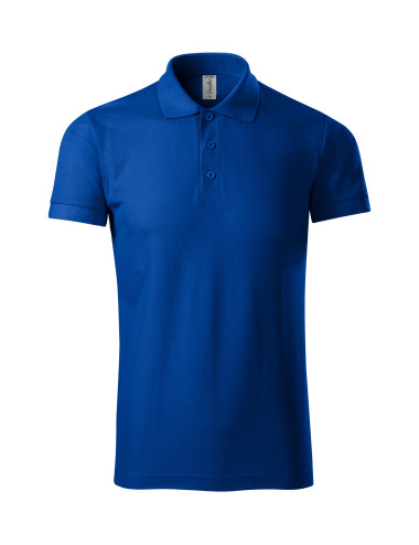 Adler PICCOLIO Joy P21 Herren-Poloshirt, Kornblumenblau, Computer-Stickerei