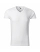 2Men`s slim fit v-neck t-shirt 146 white Adler Malfini