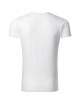 Adler MALFINI Herren T-Shirt Slim Fit V-Ausschnitt 146 weiße Stickerei Firmenlogo