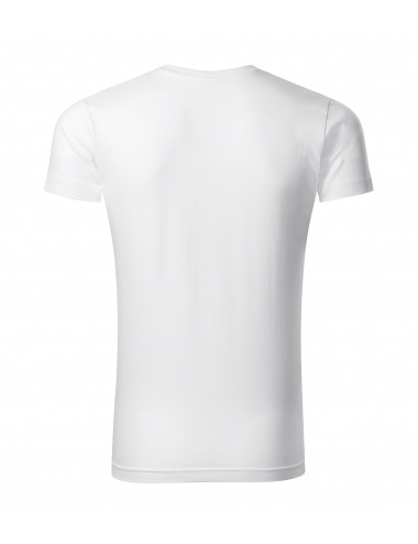 Herren Slim Fit T-Shirt mit V-Ausschnitt 146 weiß Adler Malfini