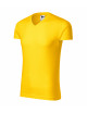 Koszulka męska slim fit v-neck 146 żółty Adler Malfini