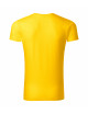 2Men`s slim fit v-neck t-shirt 146 yellow Adler Malfini