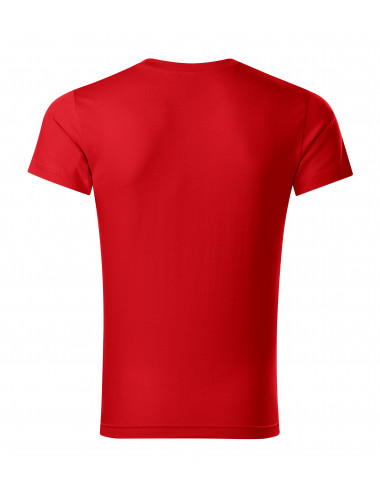 Slim-Fit-T-Shirt für Herren mit V-Ausschnitt 146 rot Adler Malfini