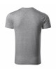 2Men`s slim fit v-neck t-shirt 146 dark gray melange Adler Malfini