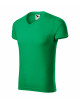 Men`s slim fit v-neck t-shirt 146 grass green Adler Malfini