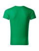 Adler MALFINI Men`s T-shirt Slim Fit V-neck 146 grass green embroidery