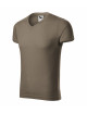 2Herren Slim Fit V-Ausschnitt 146 Army T-Shirt Adler Malfini