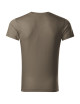 Adler MALFINI Koszulka męska Slim Fit V-neck 146 army odzież z haftem