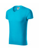 2Men`s slim fit v-neck t-shirt 146 turquoise Adler Malfini
