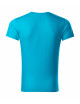 2Slim-Fit-T-Shirt für Herren mit V-Ausschnitt 146 Türkis Adler Malfini