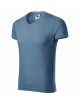 Slim-Fit-T-Shirt für Herren mit V-Ausschnitt 146 Denim Adler Malfini