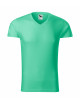 2Slim-Fit-T-Shirt für Herren mit V-Ausschnitt 146 Mint Adler Malfini