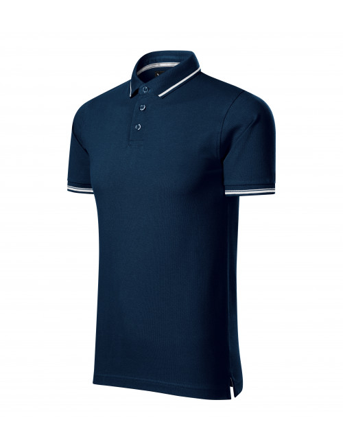 Perfection plain 251 men`s polo shirt navy blue Adler Malfinipremium