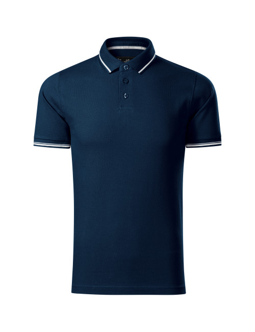 Perfection plain 251 men`s polo shirt navy blue Adler Malfinipremium