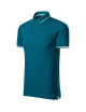 Adler MALFINIPREMIUM Men`s polo shirt Perfection plain 251 petrol