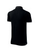 Koszulka polo męska perfection plain 251 czarny Adler Malfinipremium