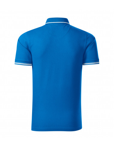 Perfection plain 251 snorkel blue men`s polo shirt Adler Malfinipremium
