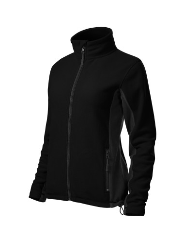 Adler MALFINI Women`s Fleece Frosty 528 black computerized logo embroidery