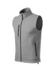 Adler MALFINI Unisex fleece vest Exit 525 light gray logo embroidery