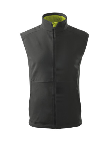 Softshell men`s vest vision 517 steel Adler Malfini