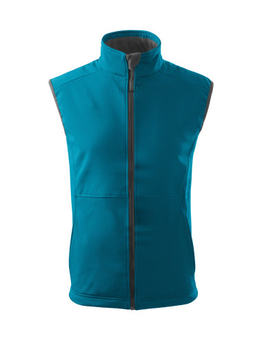 Softshell men`s vest vision 517 dark turquoise Adler Malfini