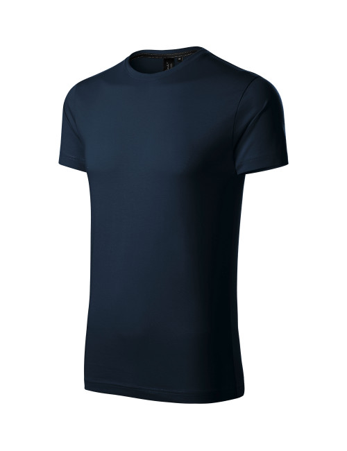 Adler MALFINIPREMIUM Exclusive men`s t-shirt 153 navy blue embroidery logo