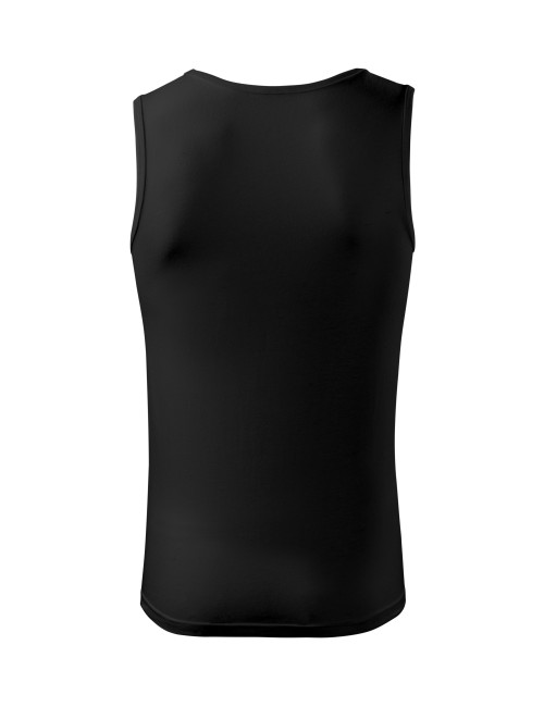 Adler MALFINI Men`s Top Core 142 black workwear logo embroidery