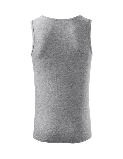 Adler MALFINI Men`s top Core 142 dark gray melange computer embroidery