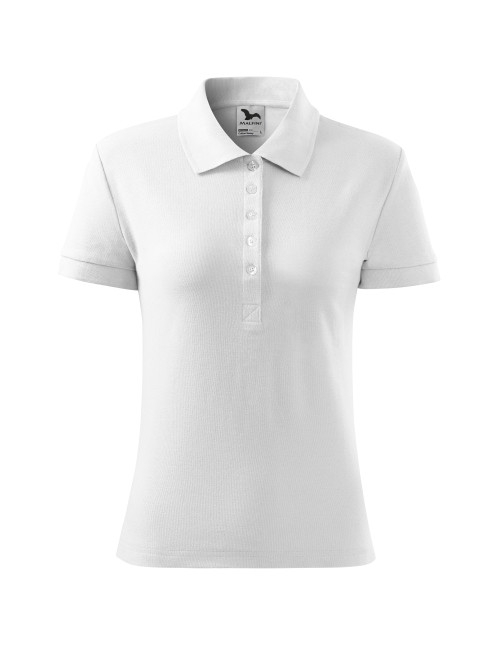 Damen-Poloshirt Baumwolle Heavy 216 Weiß Adler Malfini