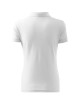 Ladies polo shirt cotton heavy 216 white Adler Malfini