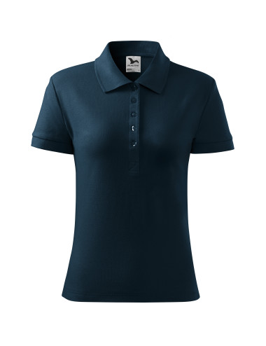 Ladies polo shirt cotton heavy 216 navy blue Adler Malfini