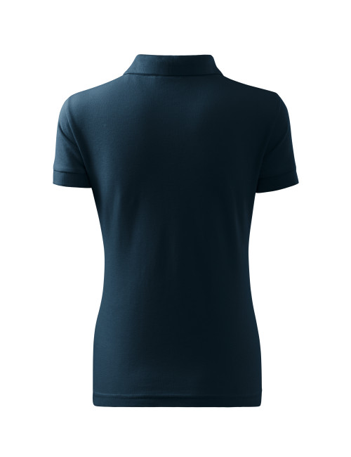 Damen-Poloshirt Baumwolle Heavy 216 Marineblau Adler Malfini