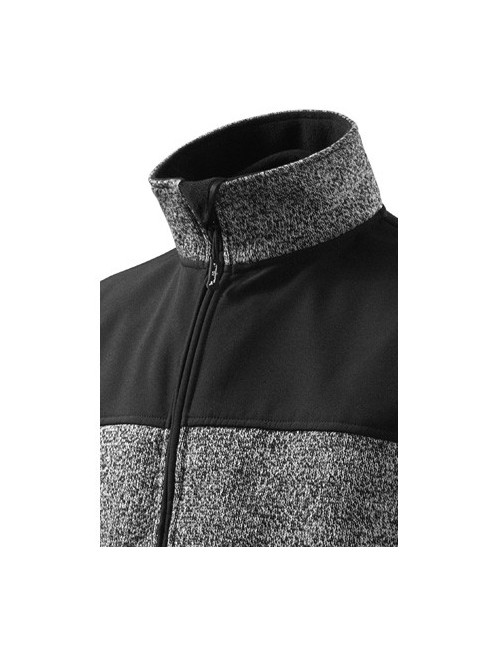 Adler MALFINIPREMIUM Men`s Softshell Jacket Casual 550 knit gray