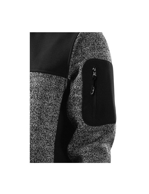 Adler MALFINIPREMIUM Softshell Herrenjacke Casual 550 Strick grau