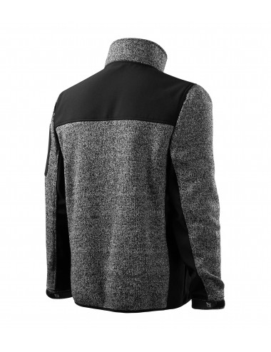 Adler MALFINIPREMIUM Softshell kurtka męska Casual 550 knit gray