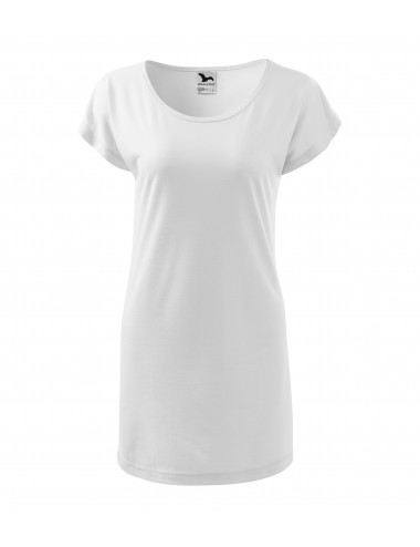 Women`s t-shirt/dress love 123 white Adler Malfini