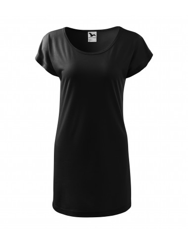 Women`s t-shirt/dress love 123 black Adler Malfini