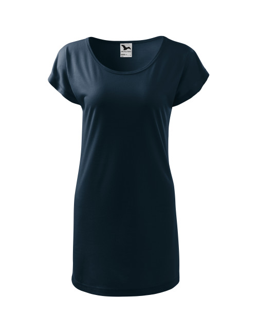 Women`s t-shirt/dress love 123 navy blue Adler Malfini
