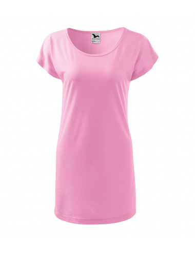 Koszulka/sukienka damska love 123 różowy Adler Malfini