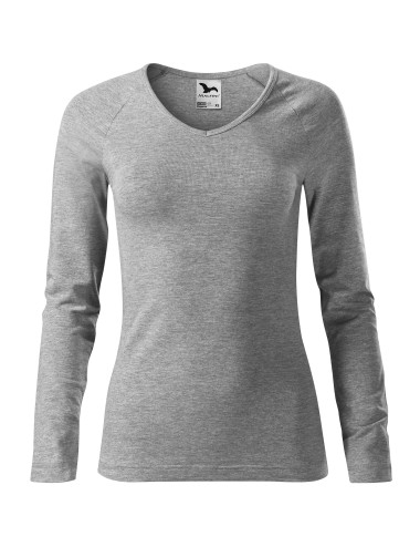 Damen T-Shirt Eleganz 127 Dunkelgrau Melange Adler Malfini